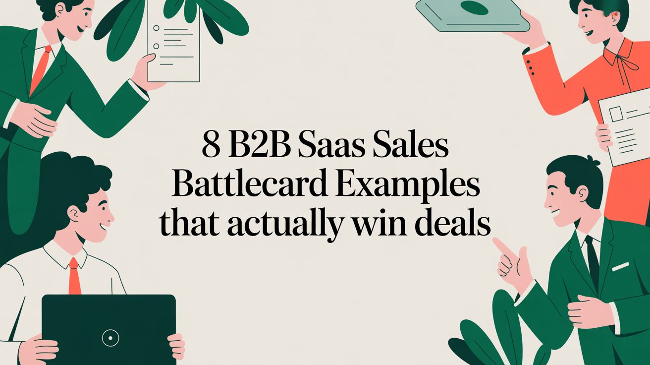 8 B2B SaaS Sales Battlecard Examples That Actually Win Deals