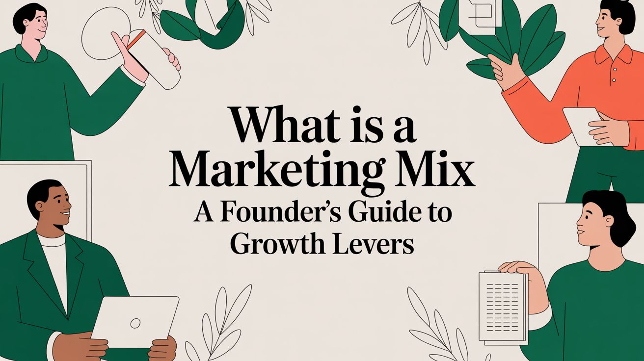What Is a Marketing Mix? A Founder's Guide to Your GTM Control Panel
