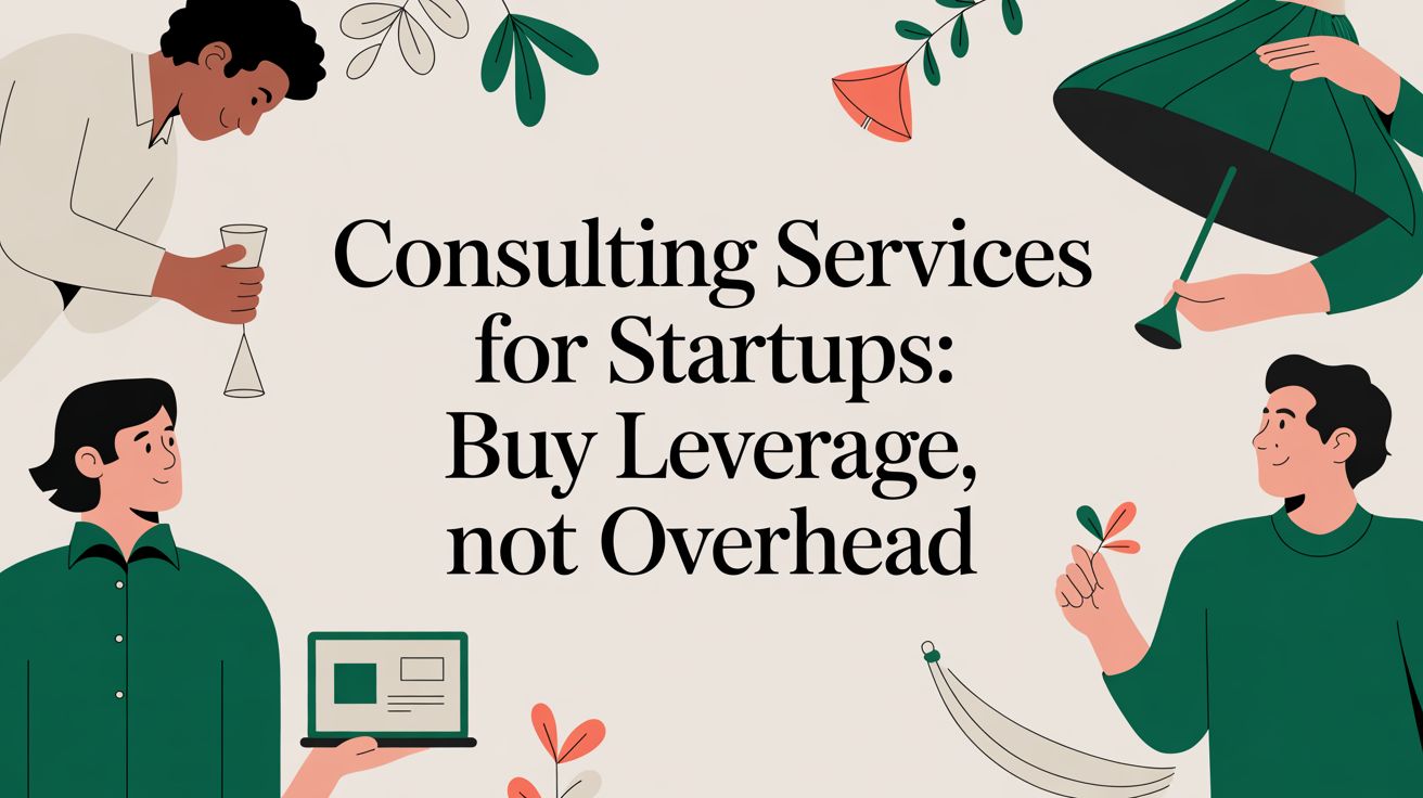 Consulting Services for Startups: Buy Leverage, Not Overhead
