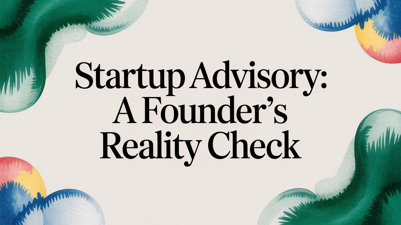 Startup Advisory: A Founder's Reality Check