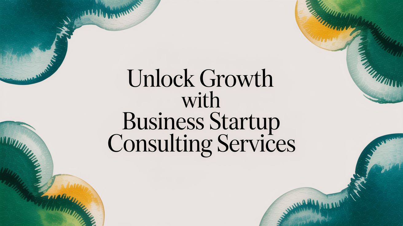 Unlock Growth with Business Startup Consulting Services