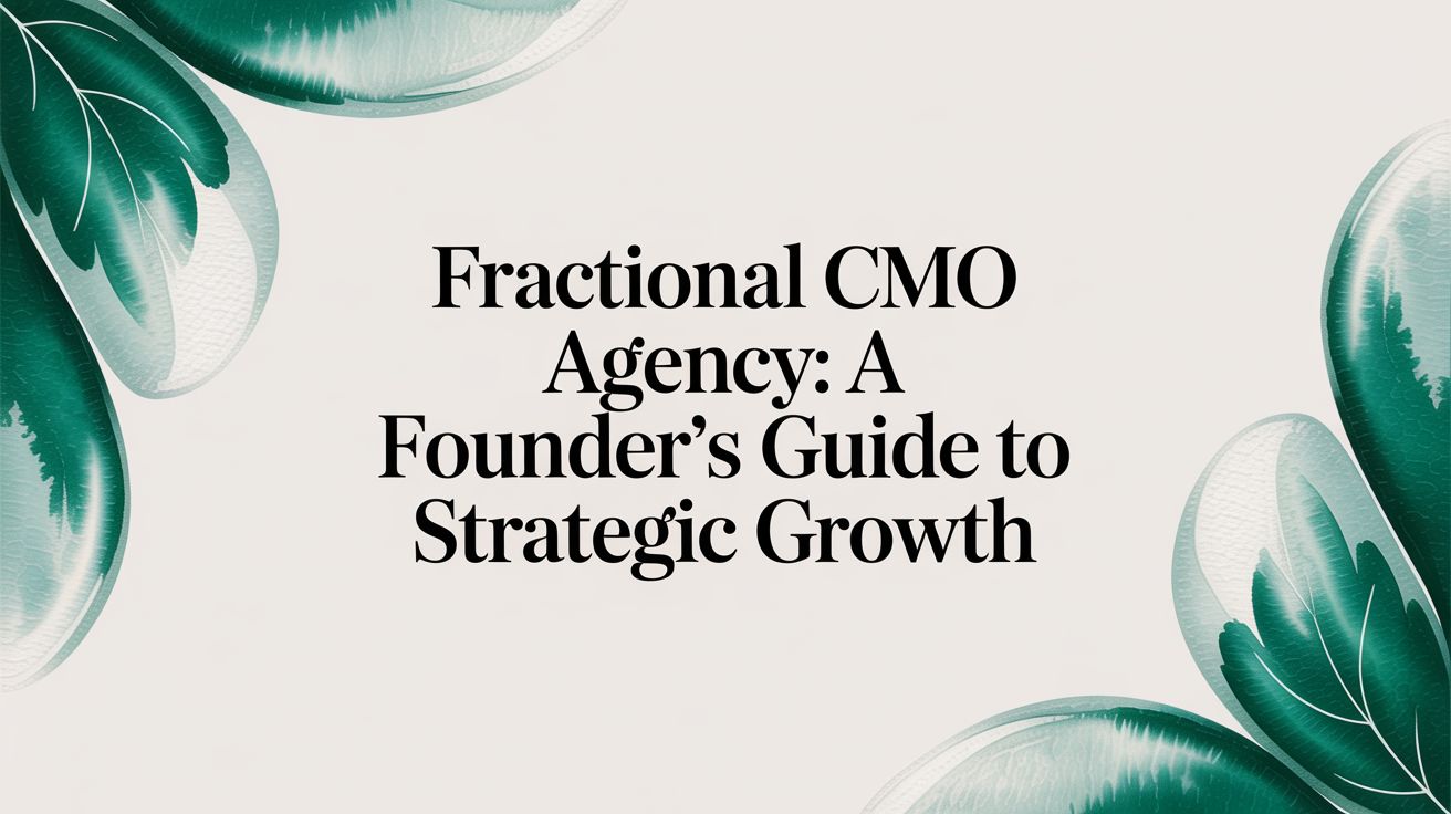 Fractional CMO Agency: A Founder's Guide to Strategic Growth