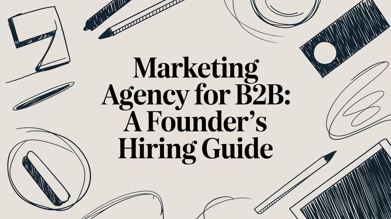 Marketing Agency for B2B: A Founder's Hiring Guide