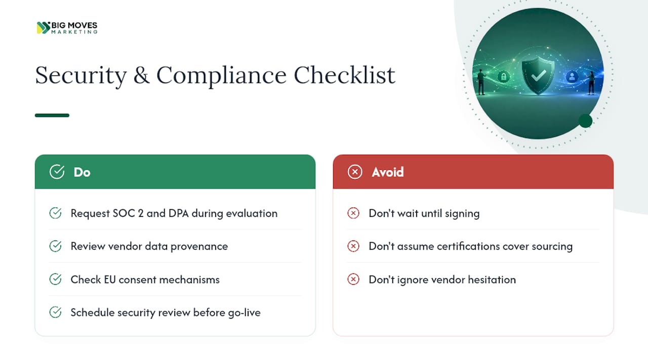 How Do Security and Compliance Features Compare? — overview diagram
