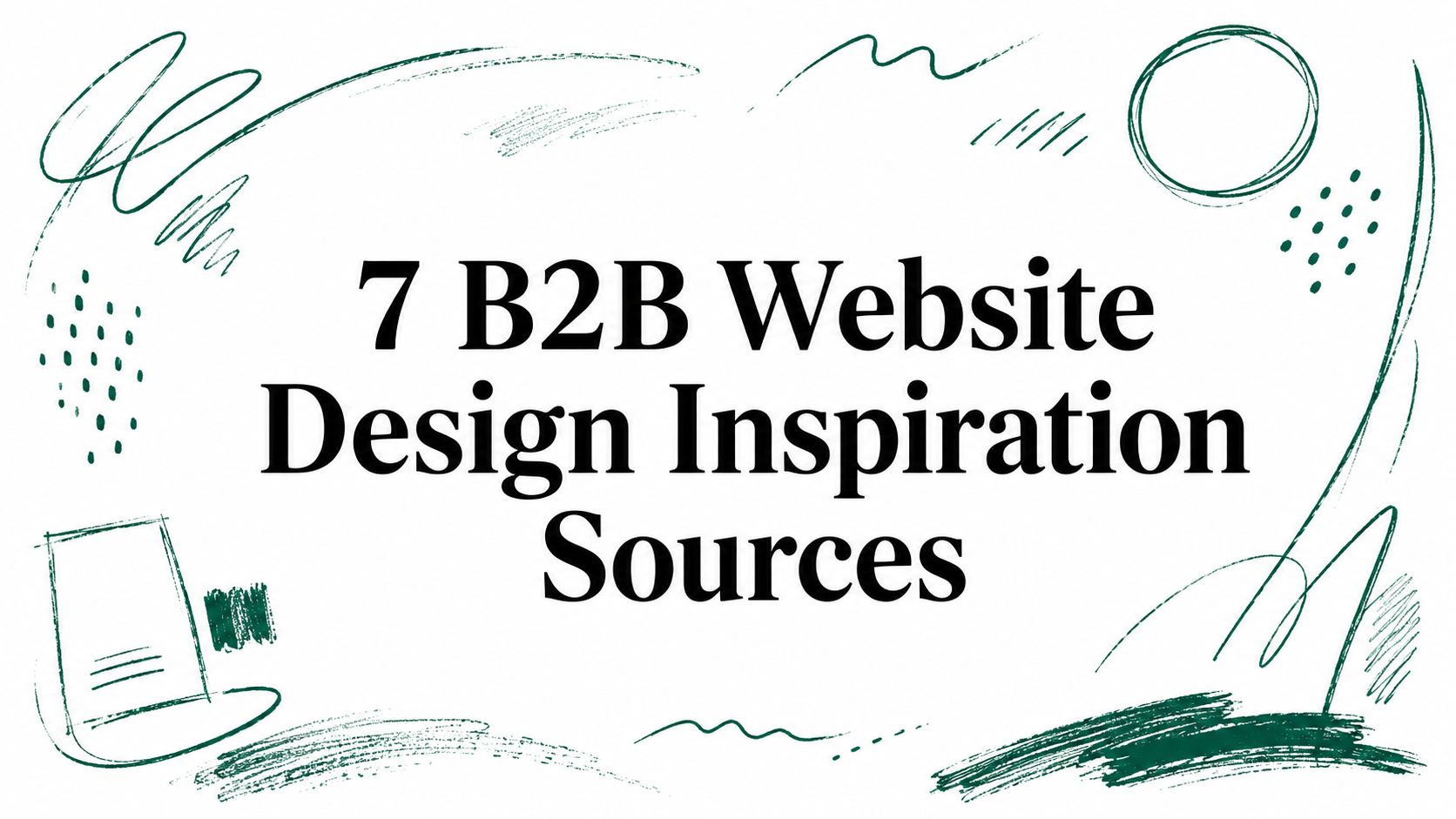 7 B2B Website Design Inspiration Sources