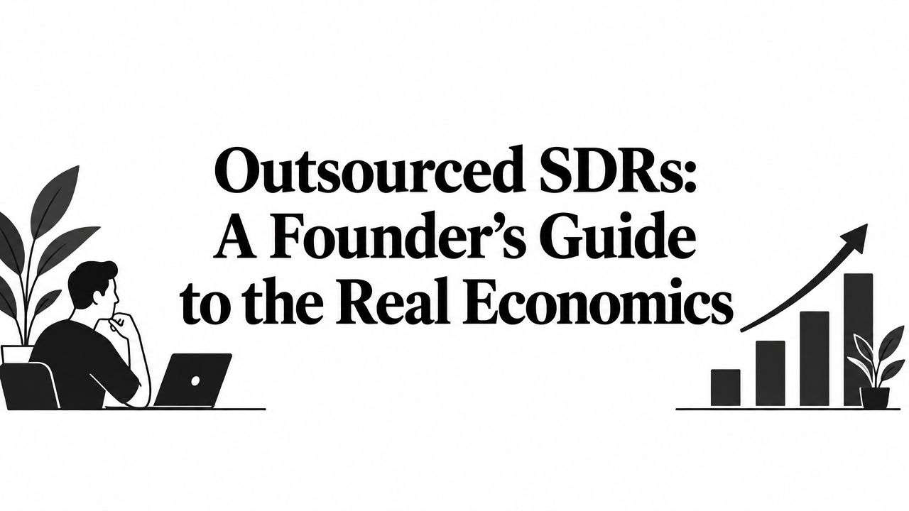 Outsourced SDRs: A Founder's Guide to the Real Economics