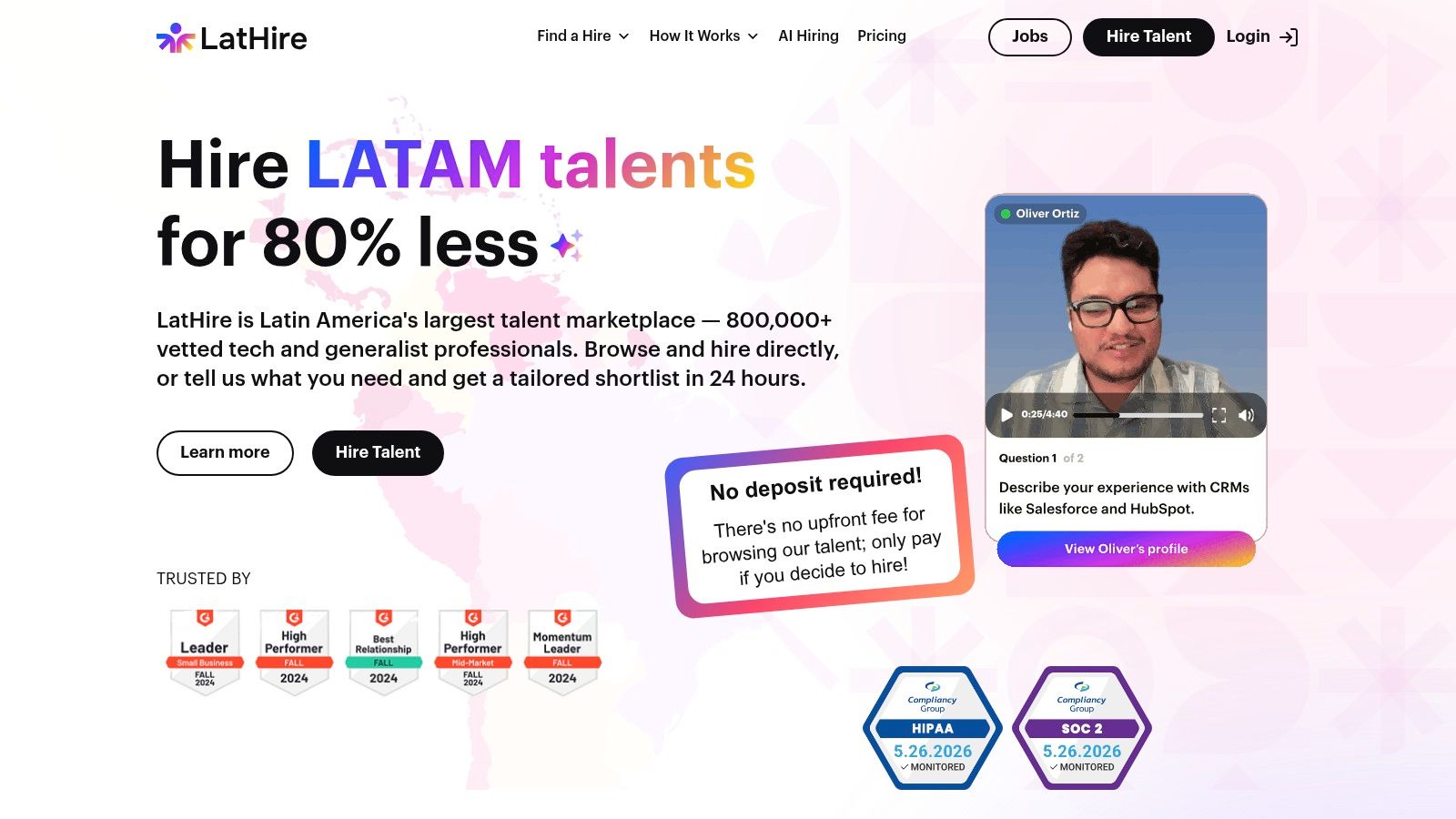 Screenshot from https://lathire.com
