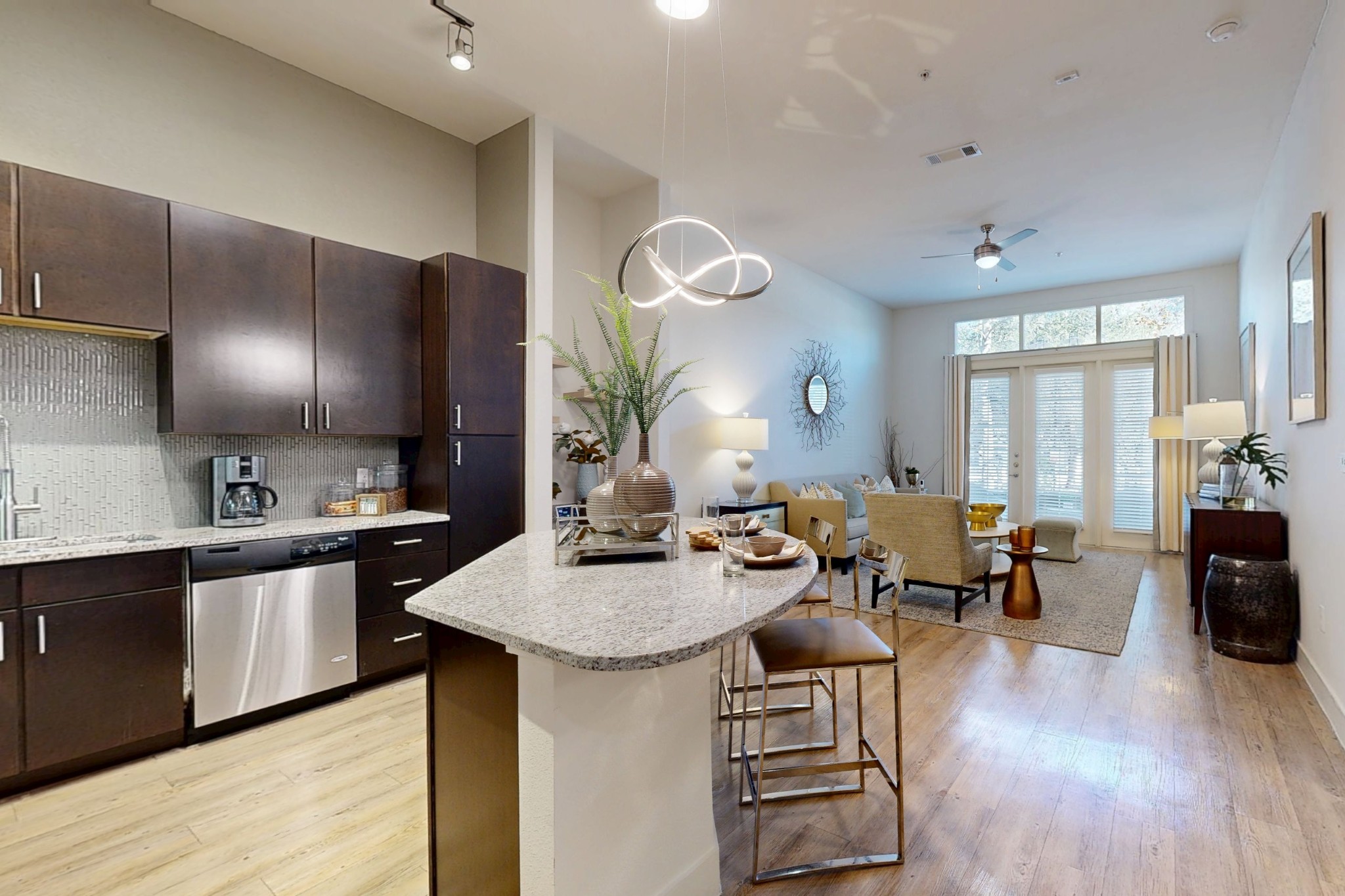 Entrance into A14 Floor Plan at The Residences at La Cantera in San Antonio, Texas