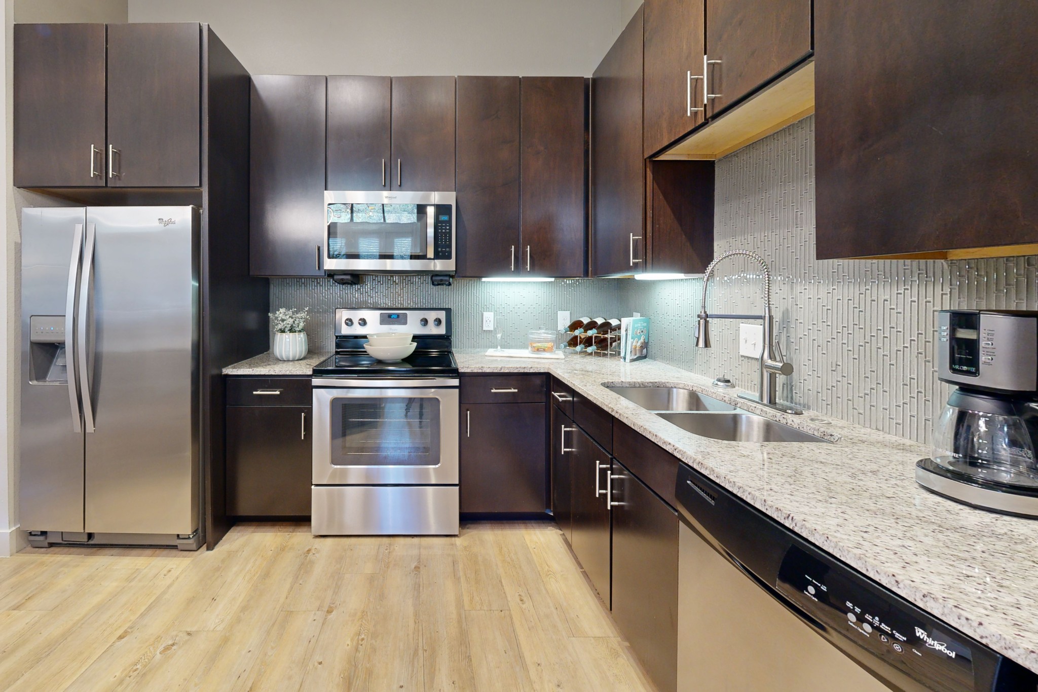 Kitchen in A14 Floor Plan at The Residences at La Cantera in San Antonio, Texas