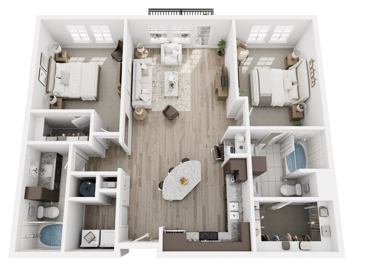 B2 layout