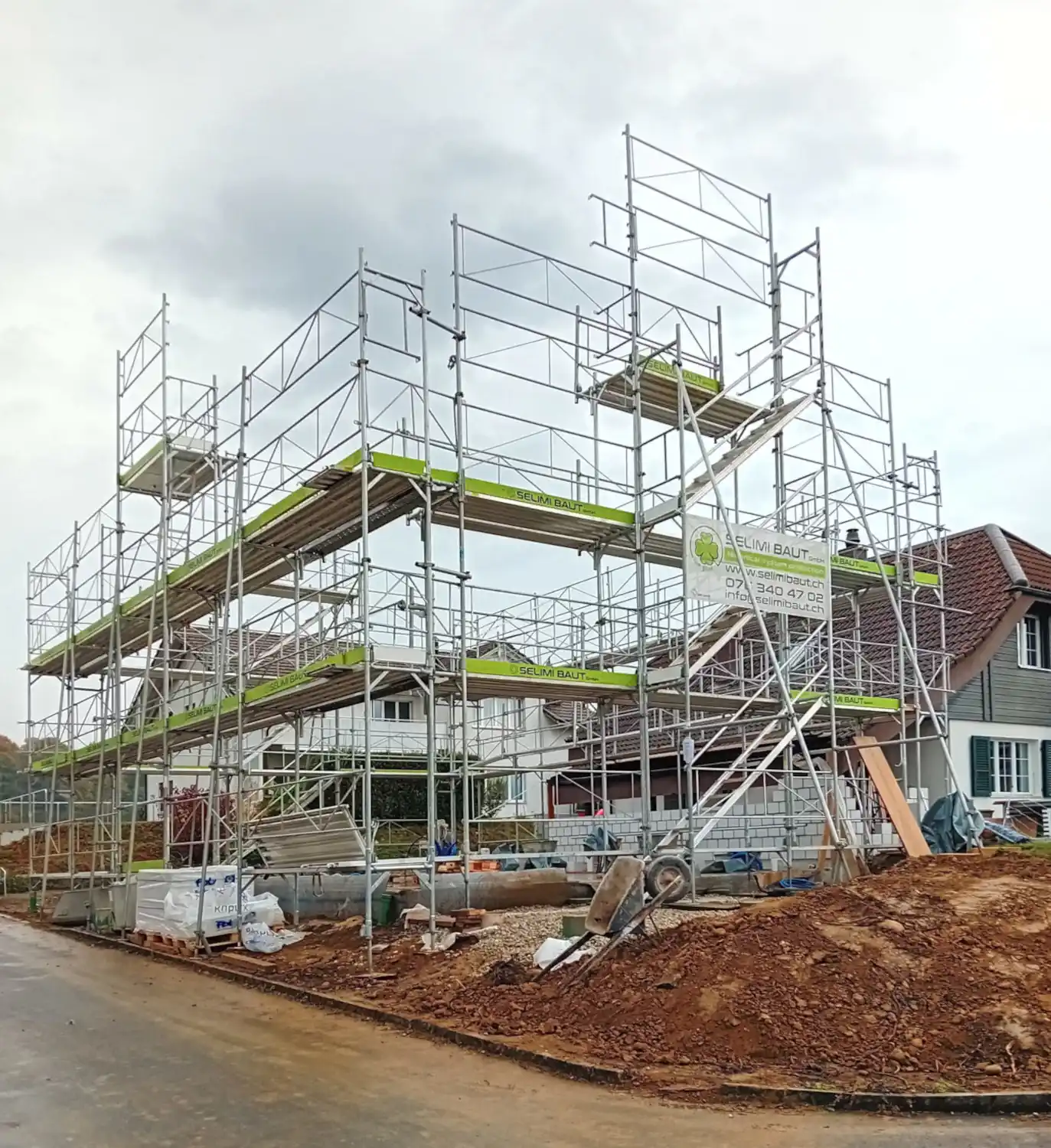 Bautagebuch Schwedenhaus Woche 2-4 Bodenplatte steht