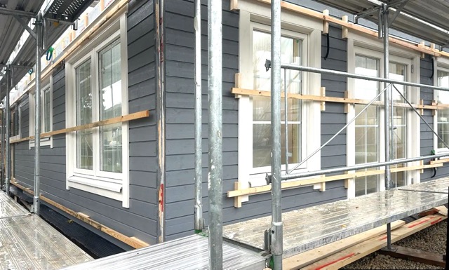 Bautagebuch Schwedenhaus Woche 5: Das Erdgeschoss steht