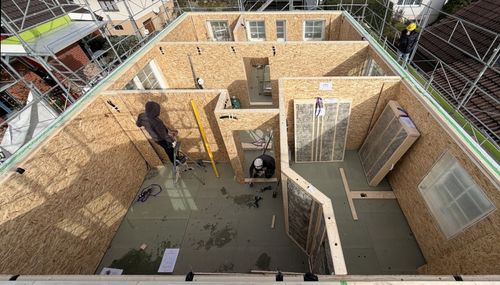 Bautagebuch Schwedenhaus Woche 6: Das Obergeschoss entsteht