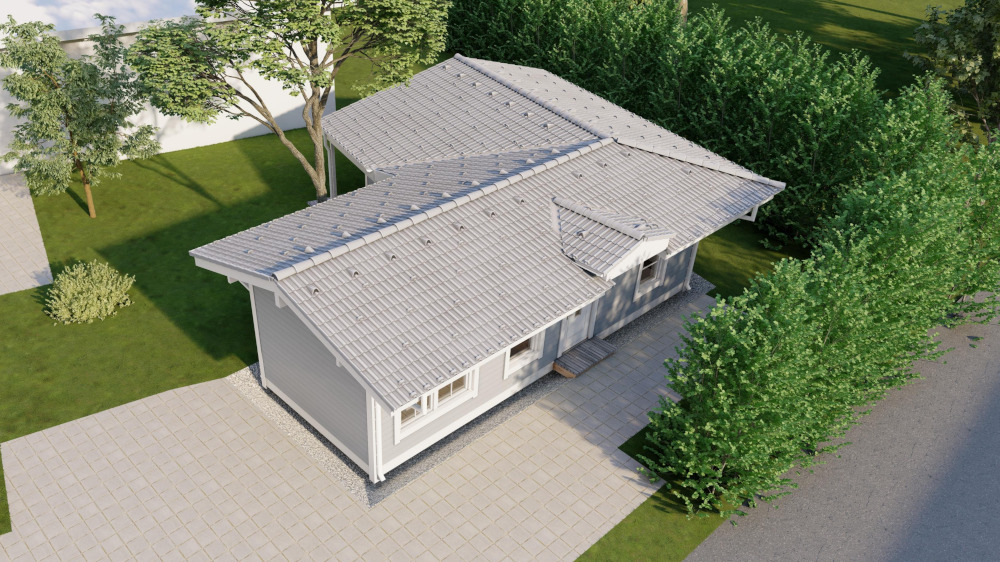 L Bungalow Holzhaus Schwedenhaus Bungalow