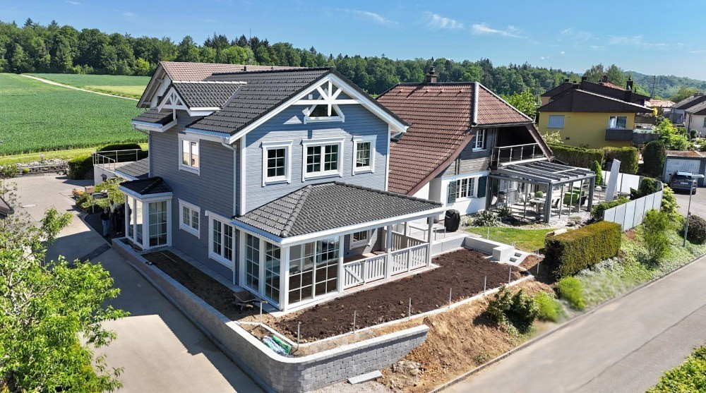 Schwedenhaus mit Veranda und Windfang