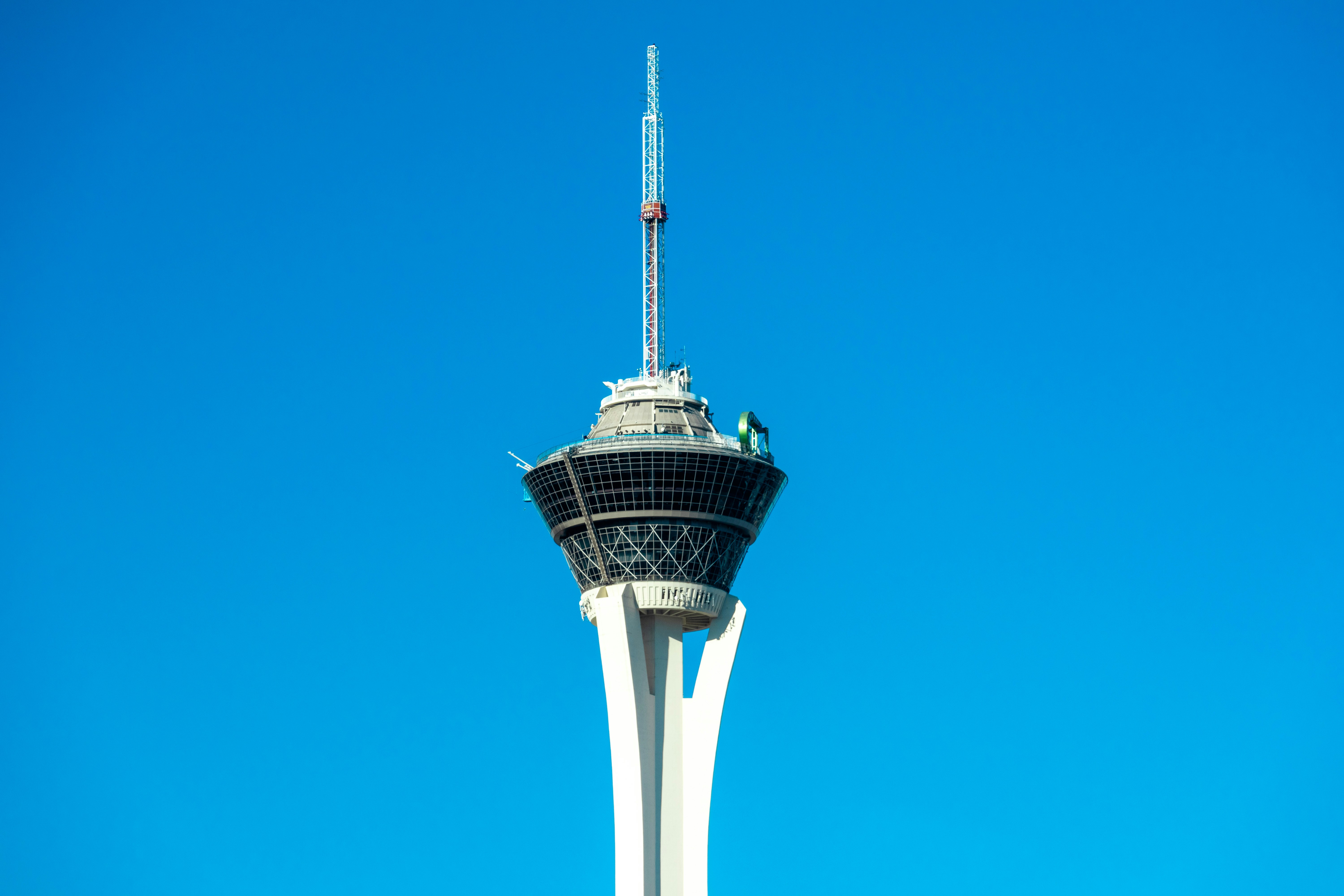 The STRAT Tower observation deck and spire, Las Vegas
