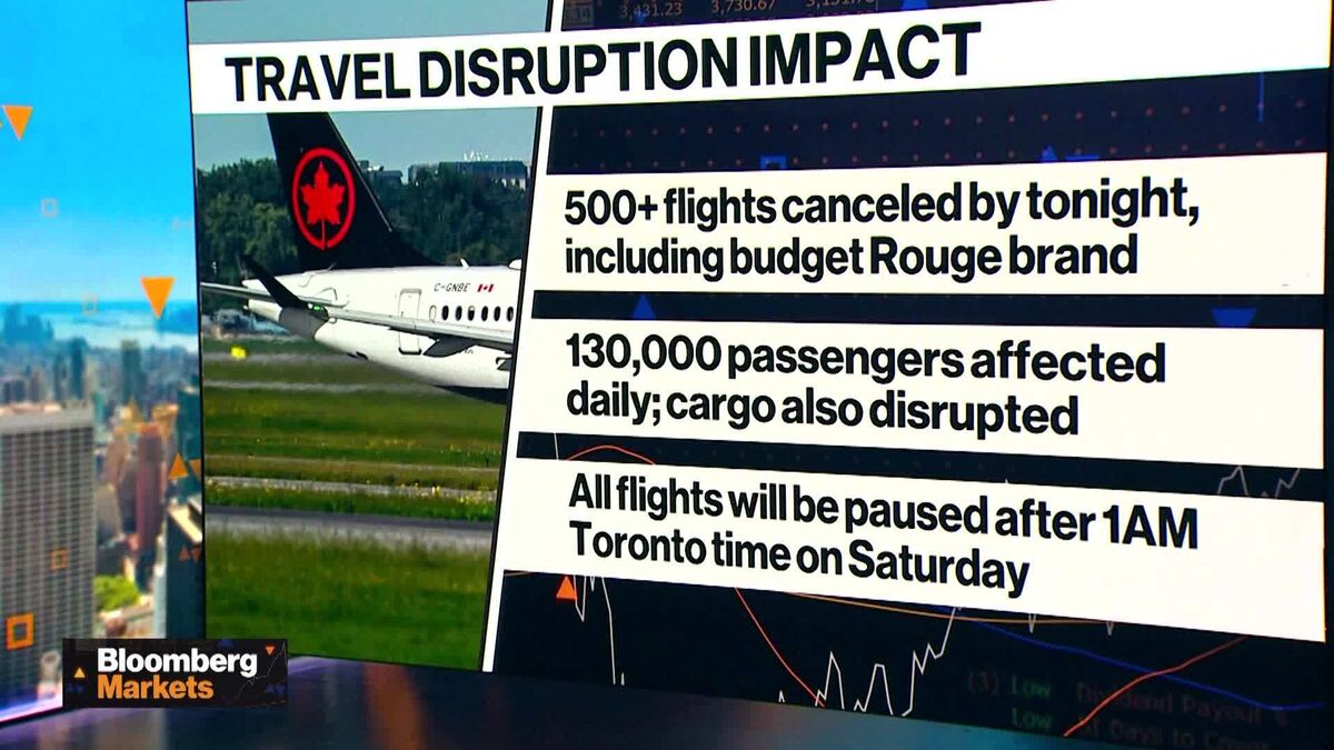 Air Canada'a Flight Attendants Plan to Strike