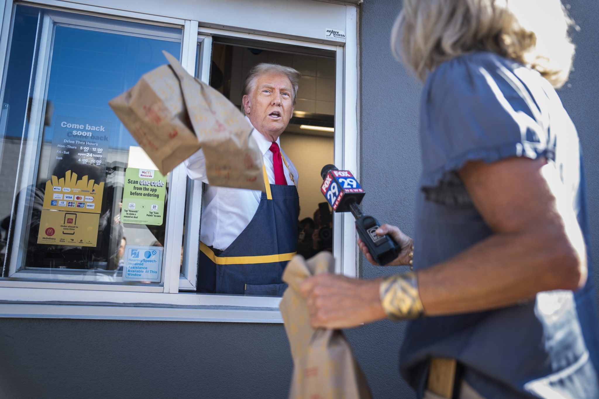 McDonald’s CEO says Trump’s no tax on tips amplifies an ‘uneven playing field’ for its restaurants, which don’t get ‘customers to pay’ for labor