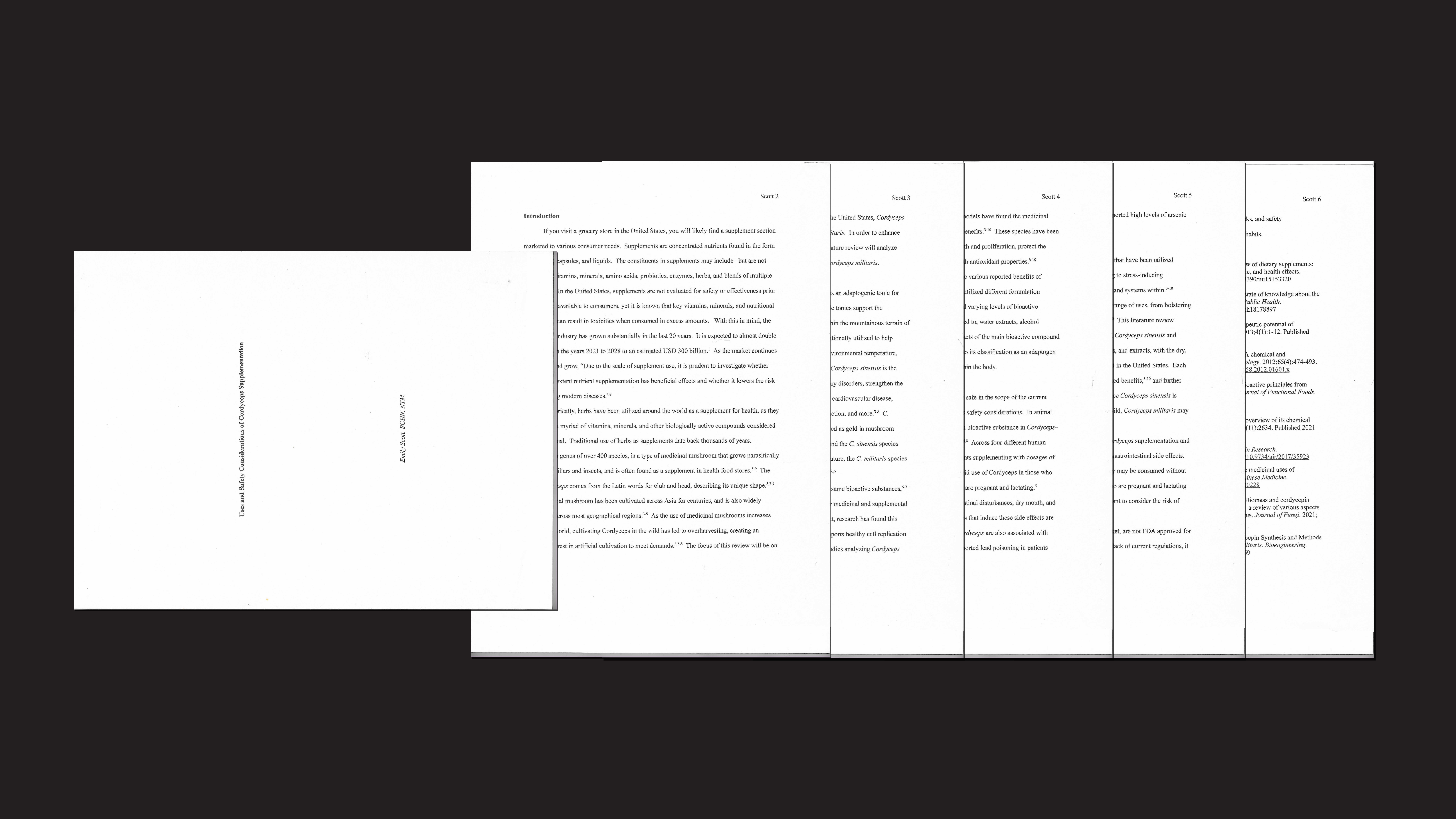 Literature Review Cordyceps
