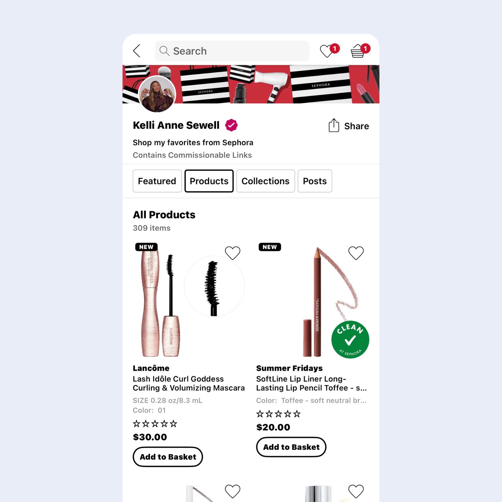 My Sephora Storefront: Kelli Anne Sewell