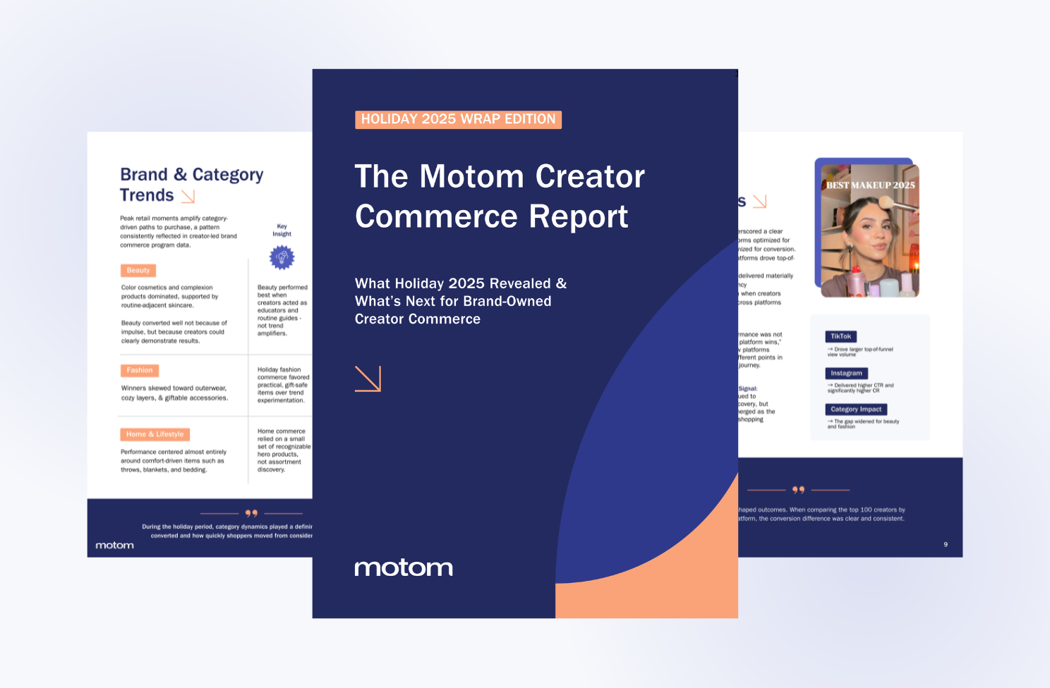 The Motom Creator Commerce Report: 2025 Holiday Wrap Edition