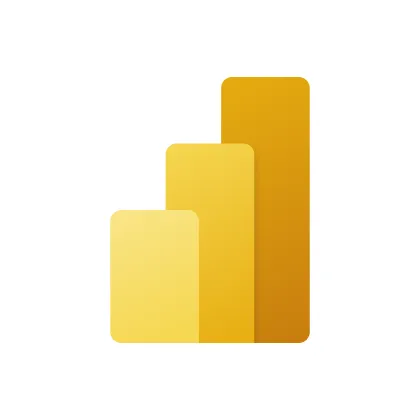 An Icon of Microsoft PowerBI app