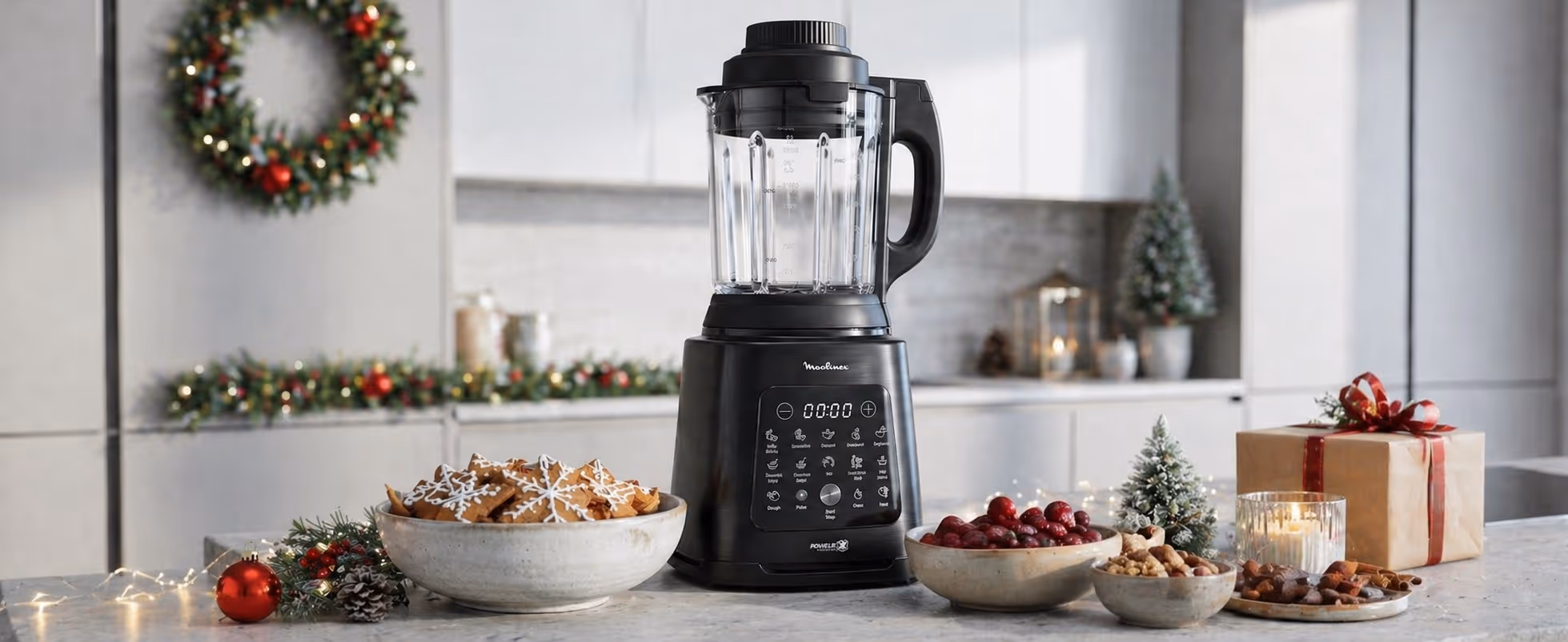 Déclinaison saisonnière Noël packshot photographie générative IA — FabFood