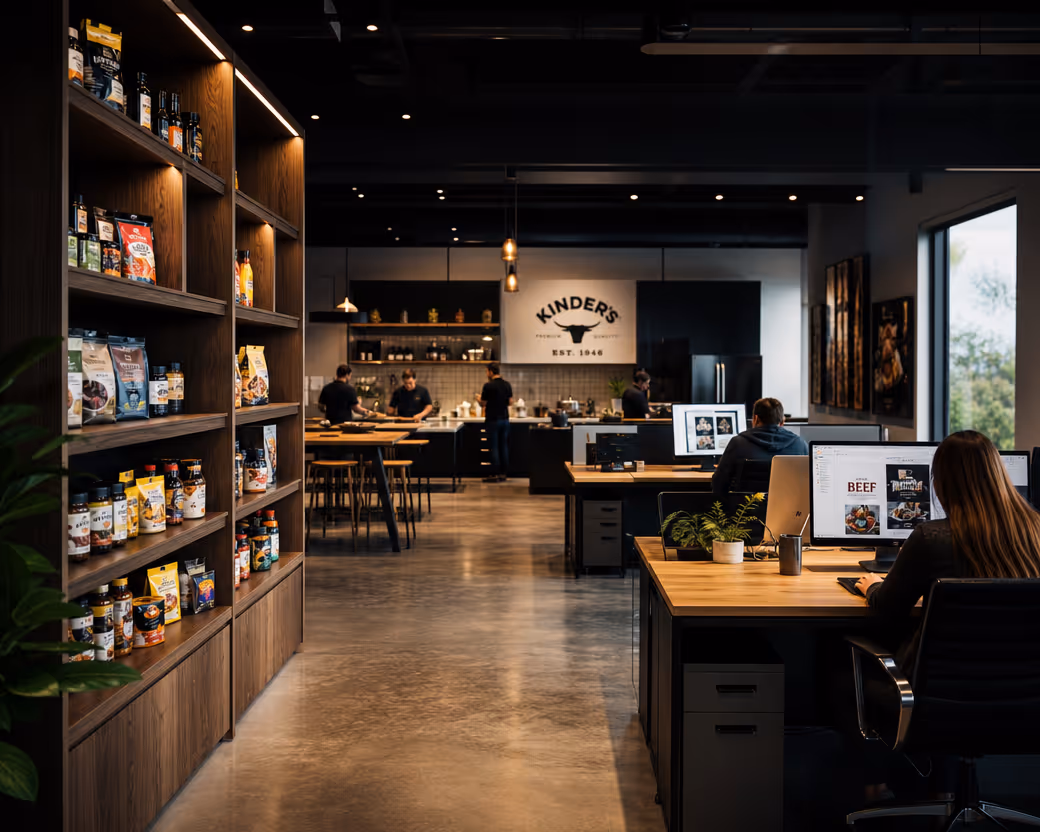 Tournage vidéo dans vos locaux d'entreprise food