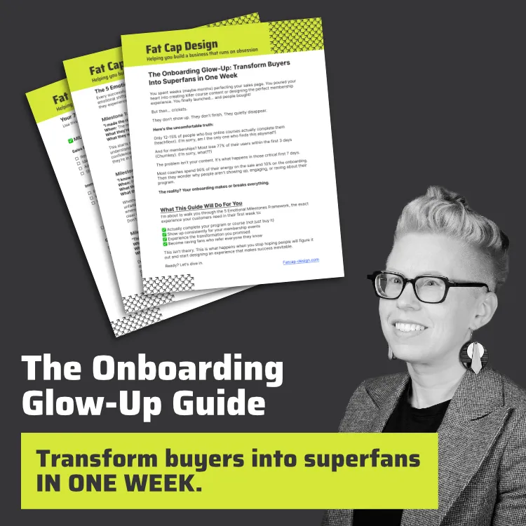 A graphic image showing the co-founder and papers from her bundle offer.