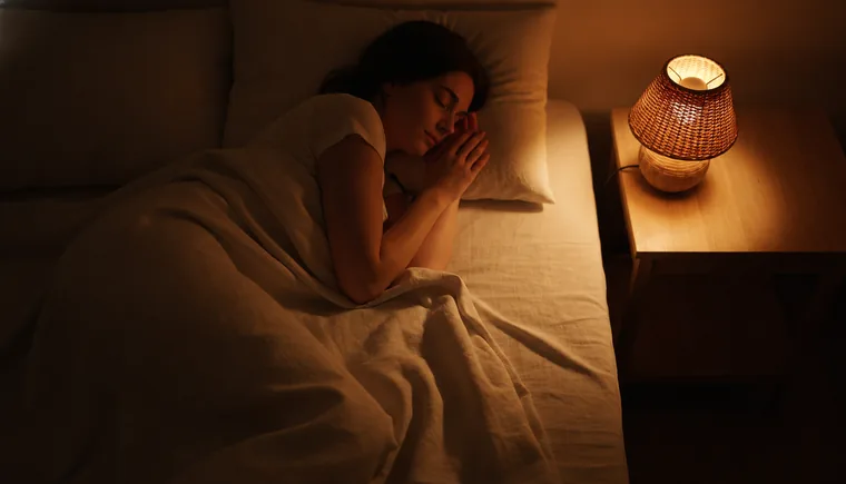 A person winding down in the evening
