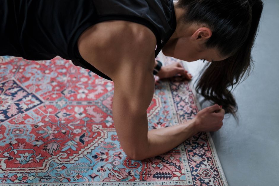 Se muscler pour mieux courir avec exercice de gainage planche