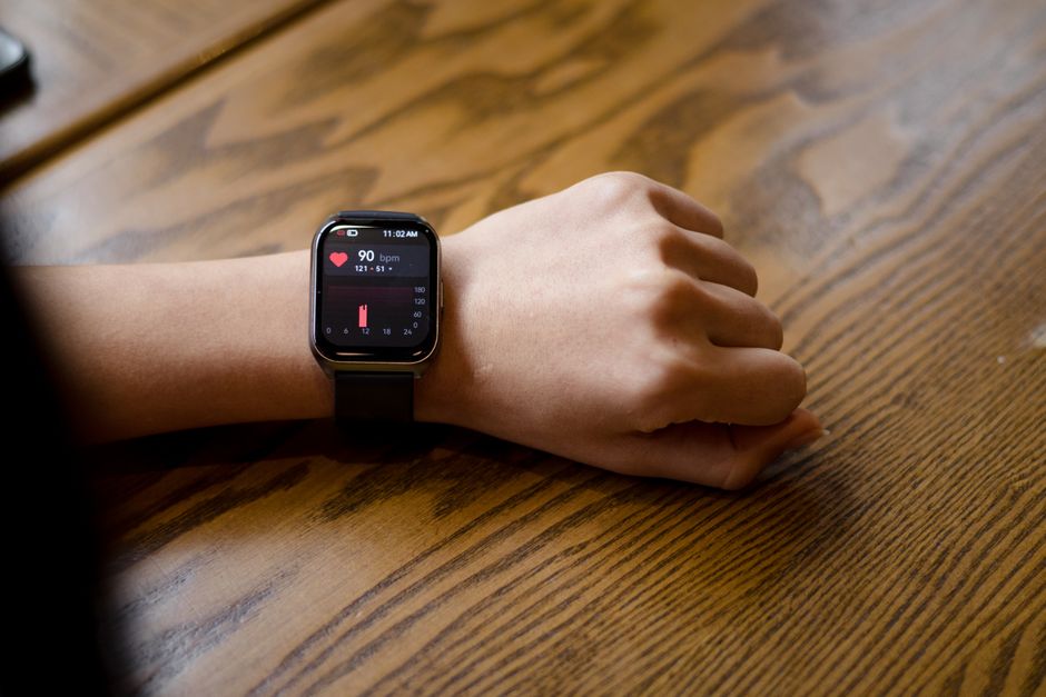 montre connectée mesurant la VO2max pendant un entraînement cardio