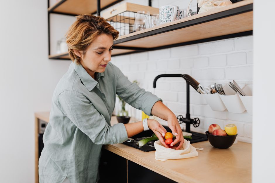 Préparation d'un régime alimentaire sain avec des aliments frais