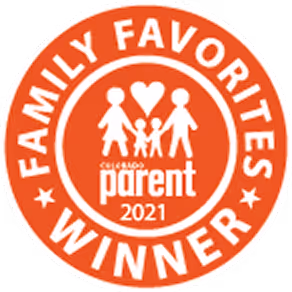 award badge: colorado parenting family favorite winner 2021