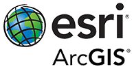 Esri ArcGIS brand logo including a stylized globe.