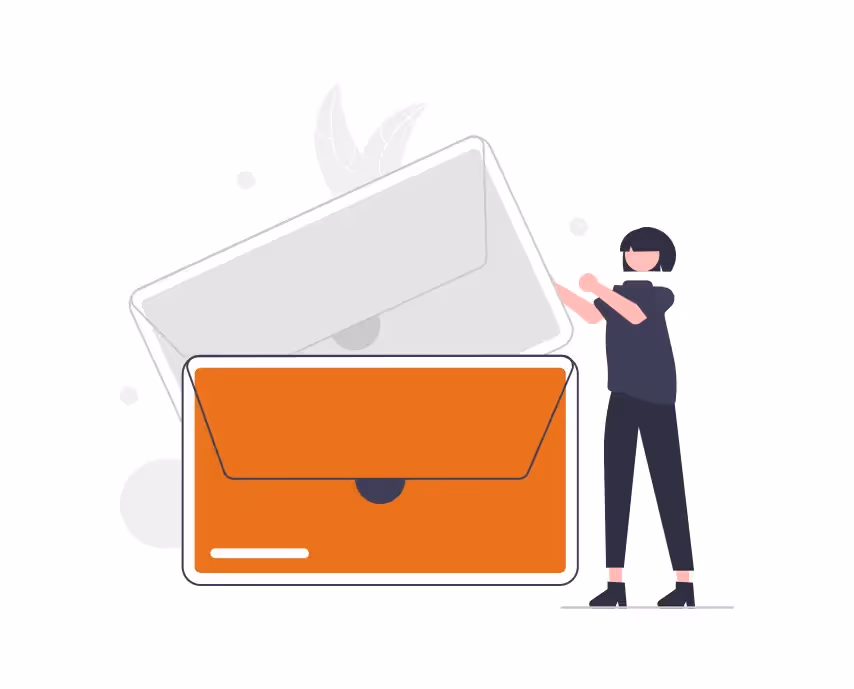 Woman Using Klaviyo to send multiple emails