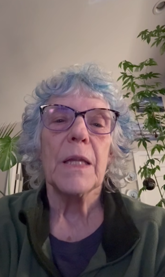 Woman looking at camera