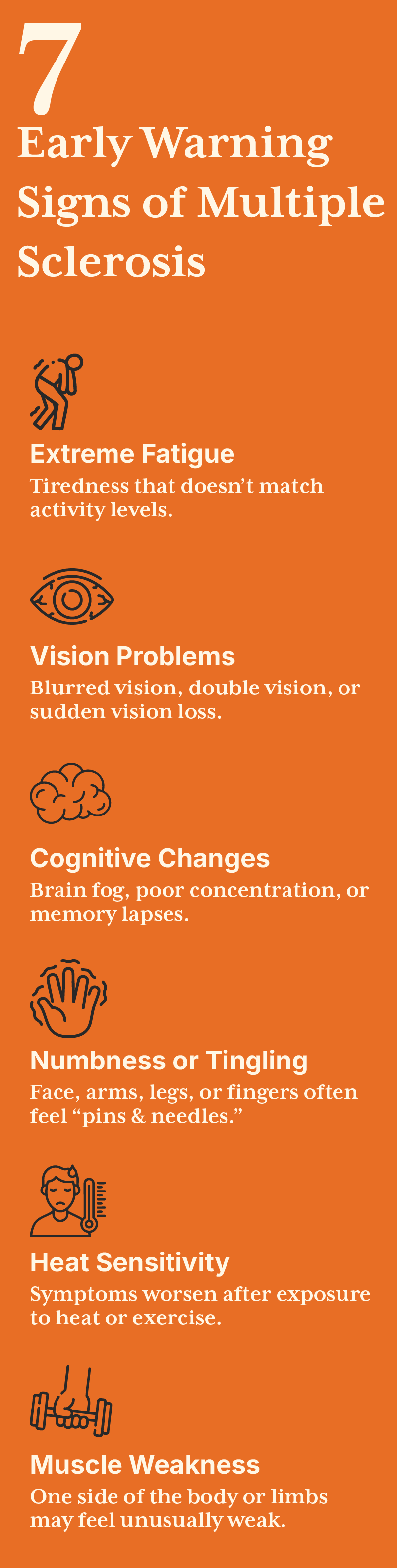 Early Warning Signs of Multiple Sclerosis