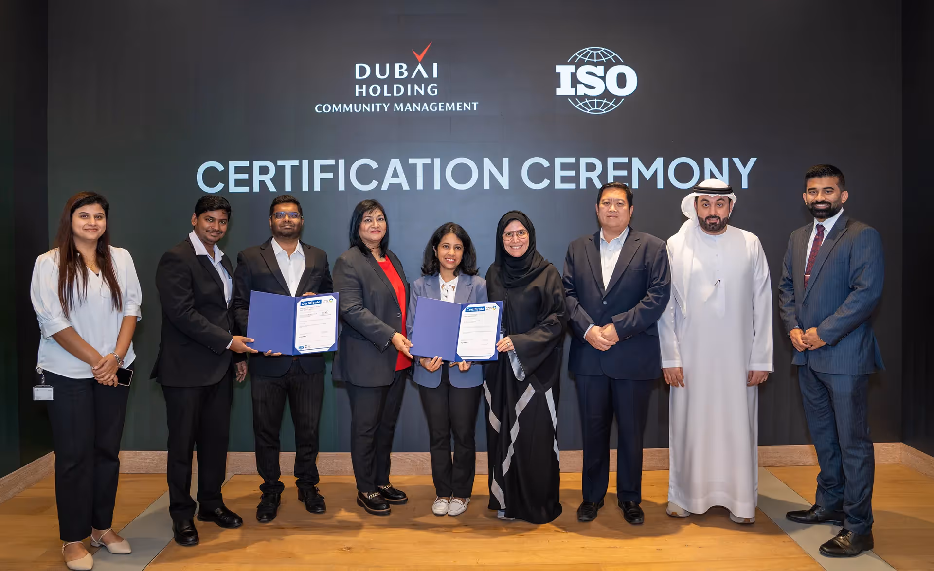 Dubai Holding Community Management Achieves ISO 50001 and ISO 10002 Certifications