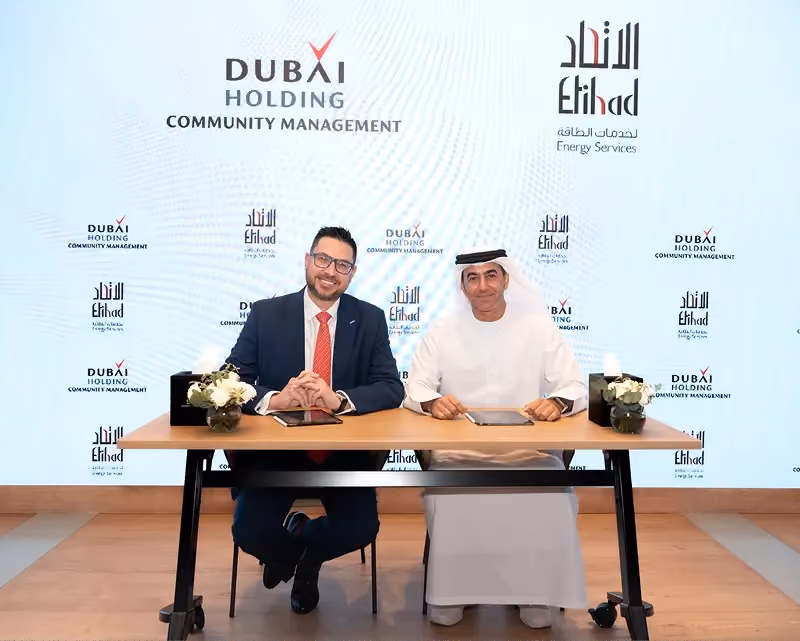 Dubai Holding Community Management partners with Etihad ESCO partner to advance energy efficiency across its communities.