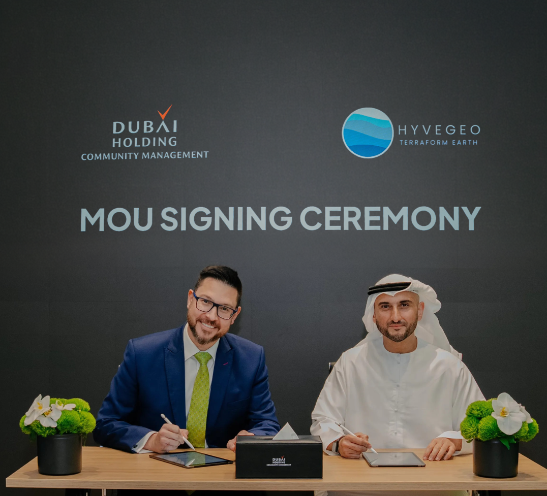 Dubai Holding Community Management and HyveGeo Limited partner to drive circular solutions for greener communities. 