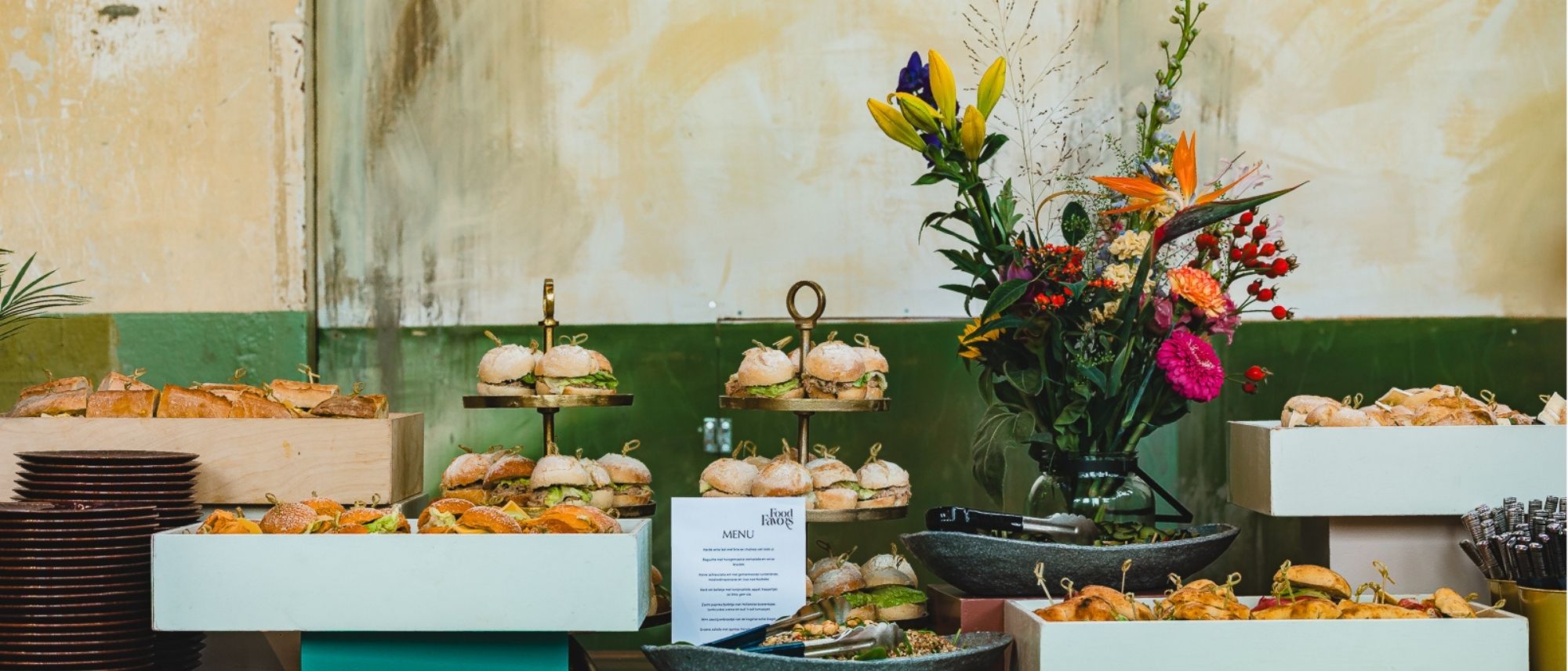 Verzorgd lunchbuffet in Club d'Elegance