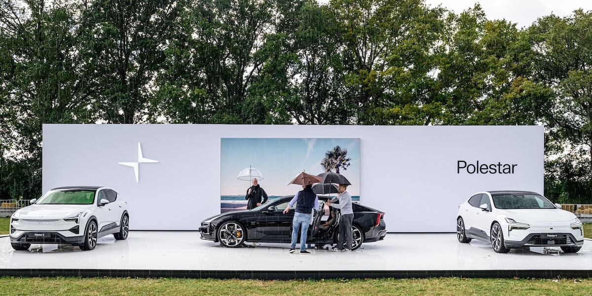 Merkpresentatie van Polestar op de Wheels Fair