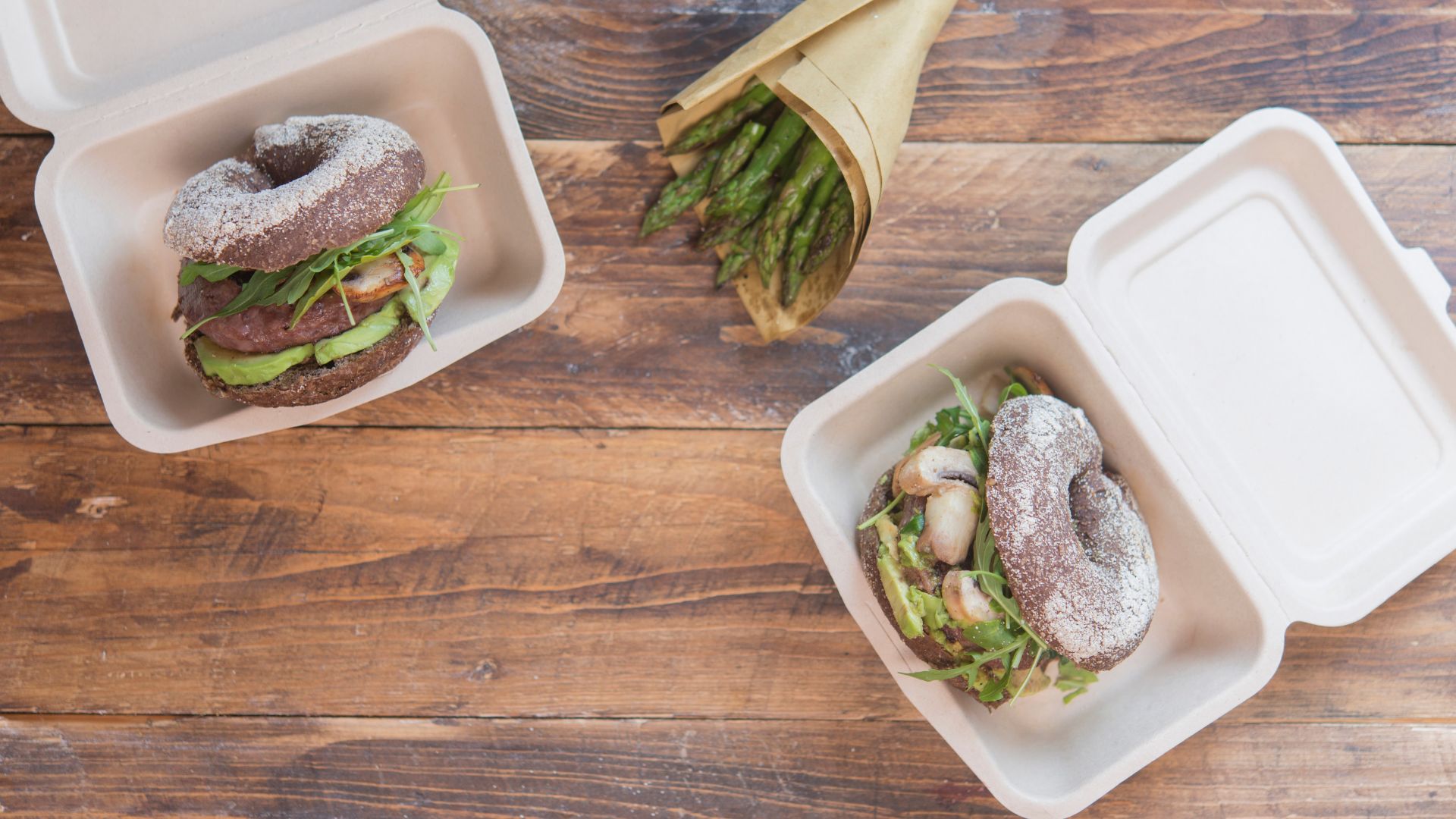 Recyclable lunch packages 