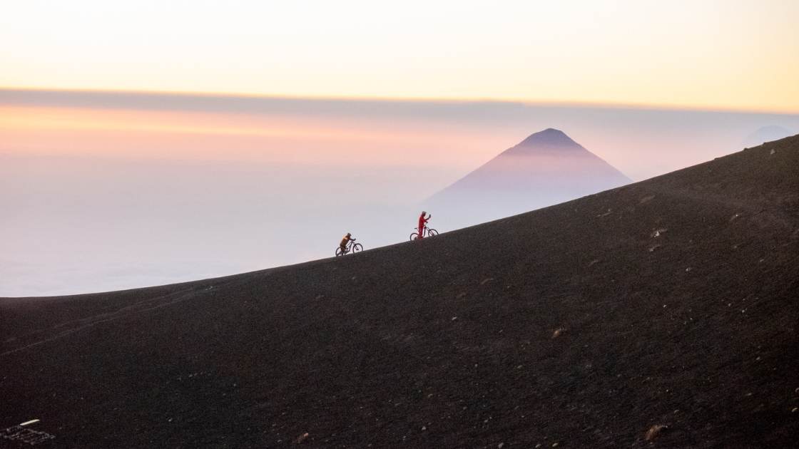 Rob Warner finds his limits while mountain biking in Guatemala.