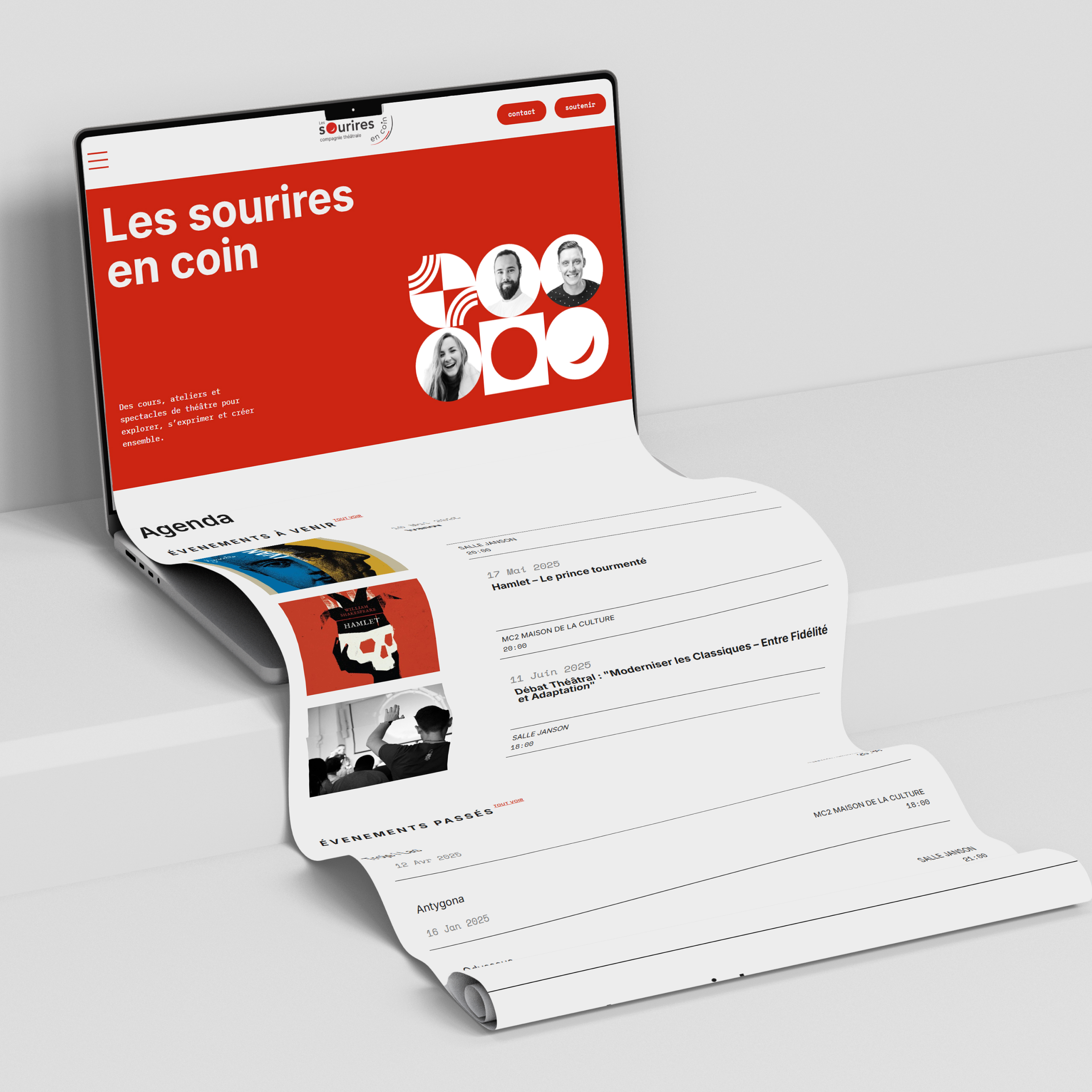 Les sourires en coin