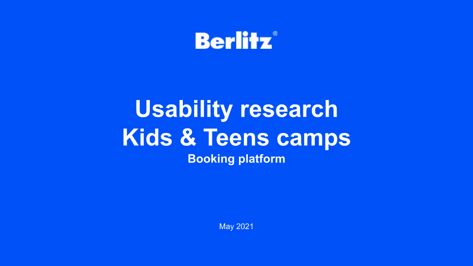 Booking funnel research