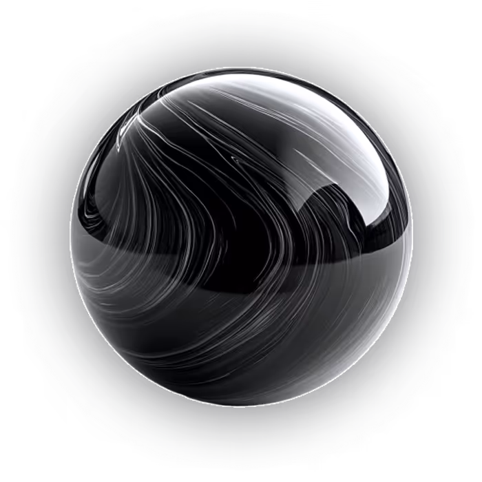 Colorful glowing aura energy sphere representing black aura and its spiritual vibration