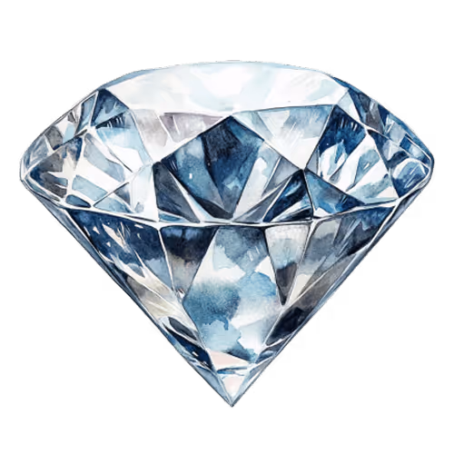 Diamond symbolizing clarity message and resilience guidance, offering inspiration and empowerment through a spiritual reading