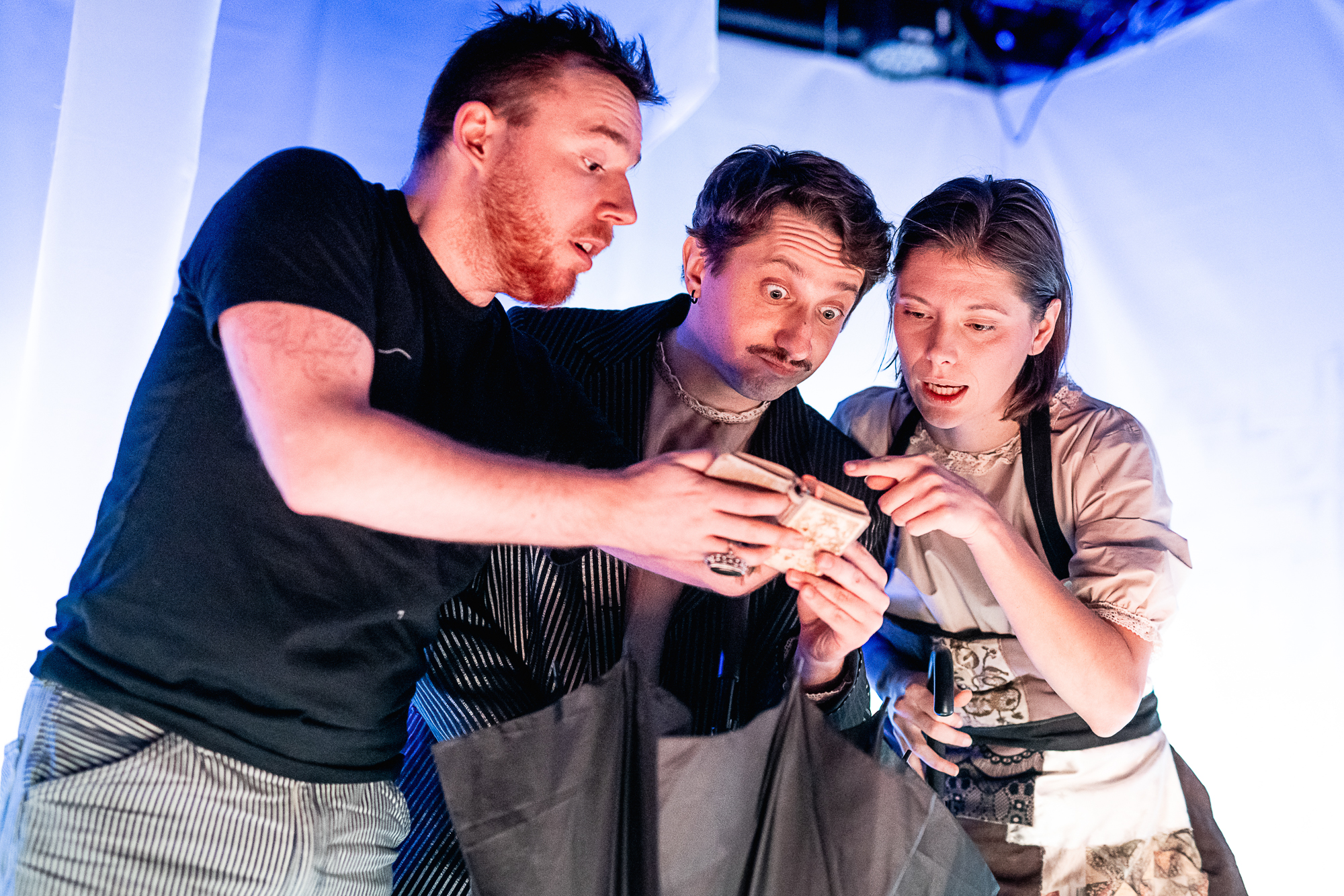 Trzech aktorów. Fot. Maciej Zakrzewski